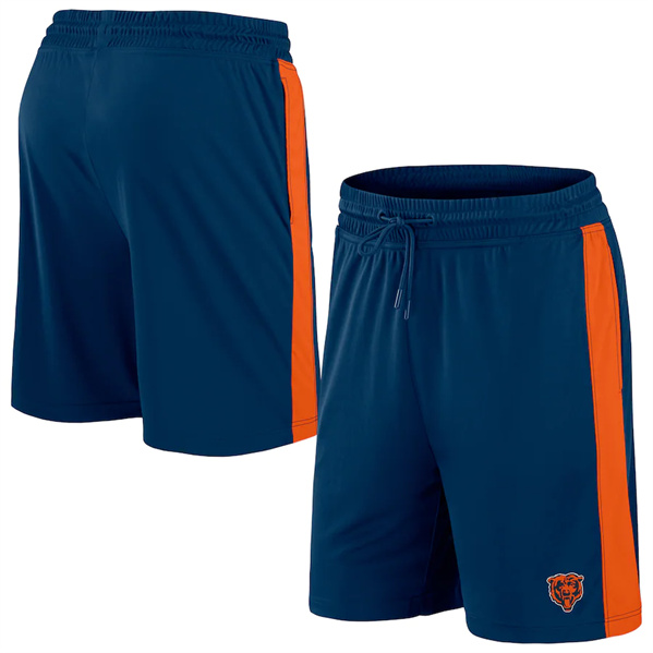 Men's Chicago Bears Navy Performance Shorts